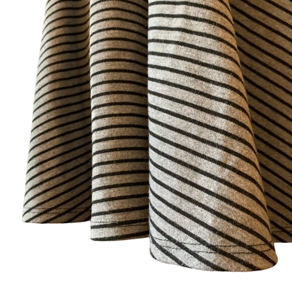 Little stripped Gray & Black sundress sleeveless with scoop neckline - medium - Picture 5 of 7
